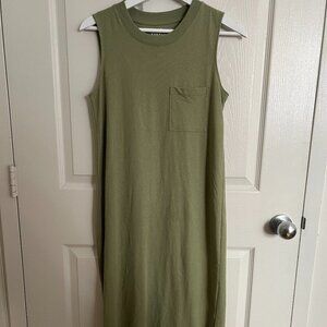 Everlane Women's Olive Sleeveless Dress size XS